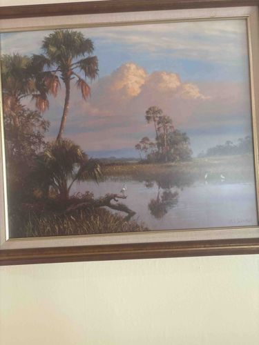 Florida Everglades Landscape Painting (Sunrise/Sunset)