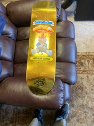 Garbage Pail Kids 'Adam Bomb' x Santa Cruz Skateboard Deck