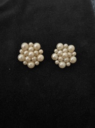 Cluster Faux Pearl Earrings