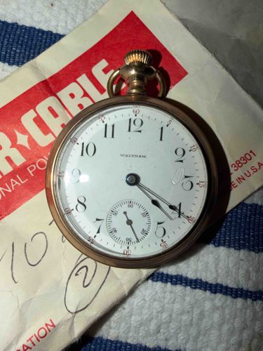 Antique Waltham Gold-Filled Pocket Watch