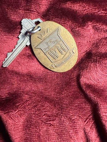 Vintage Western Hotels Room Key and Fob