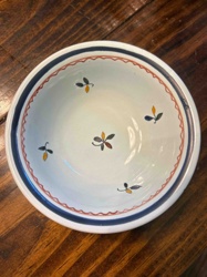 Faience Style Decorative Bowl