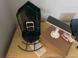 Smart Bird Feeder with Solar Panel and Accessories