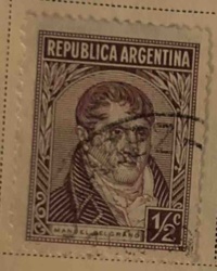 Manuel Belgrano 1/2 Centavo Postage Stamp