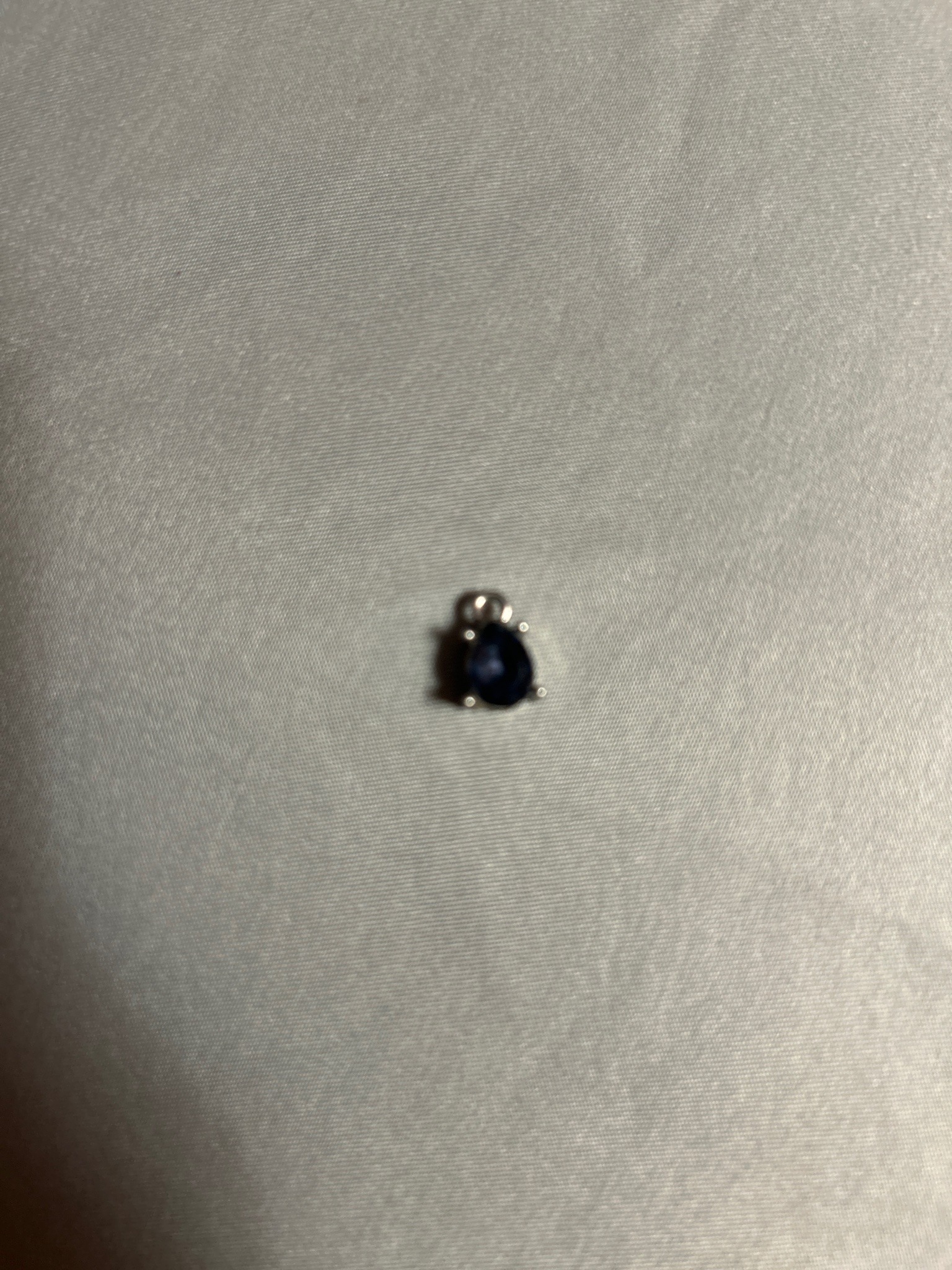 Submitted photo of Sapphire pendant charm