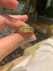 Multi-Layered Inlay Band Ring