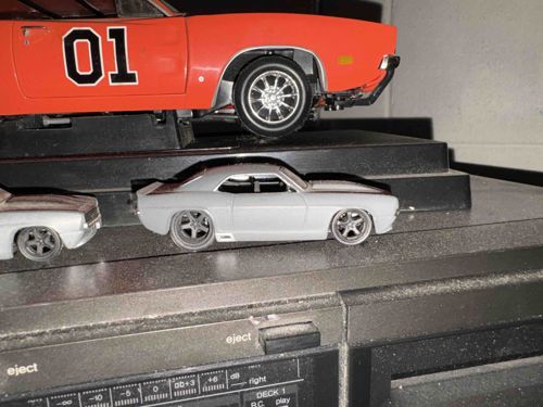 Collection of Die-cast Model Cars (Dodge Charger 'General Lee' and Custom Coupes)
