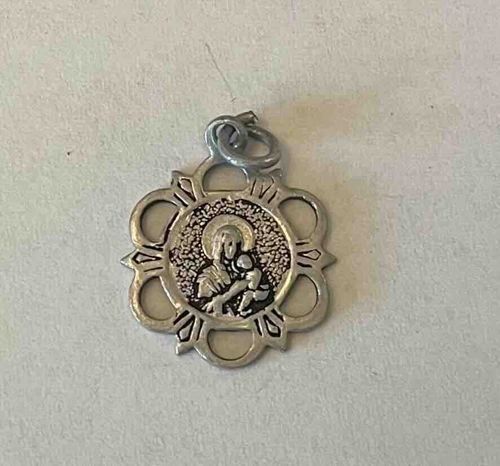 Religious Medal (Virgin Mary and Infant Jesus)