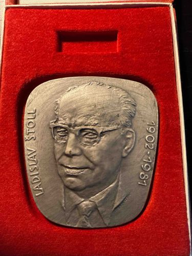 Ladislav Štoll Commemorative Bronze Plaquette