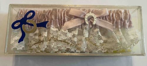 Wedding Garter with Horseshoe Charm