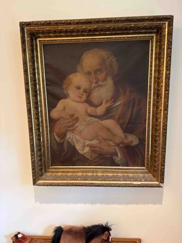 Painting of Saint Joseph and the Christ Child