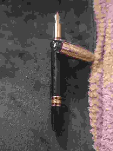 Vintage Black Chased Hard Rubber (BCHR) Fountain Pen with Gold-Filled Overlay