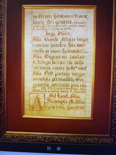 Latin Parchment Prayer Sheet (Circa 1400 AD)
