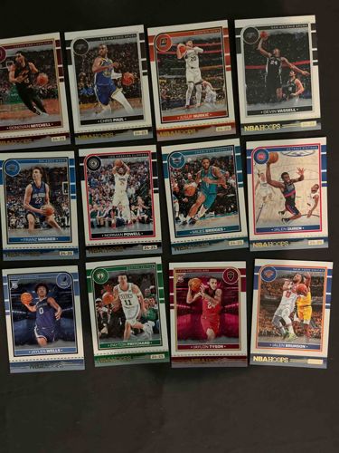 Collection of 2024-25 Panini NBA Hoops Basketball Cards
