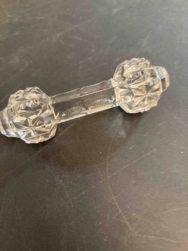 Pressed Glass Knife Rest