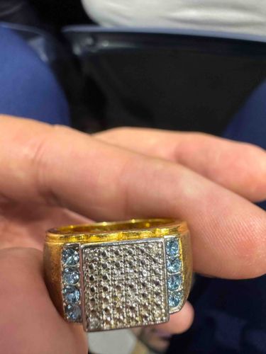 Men's Two-Tone Fashion Signet Ring