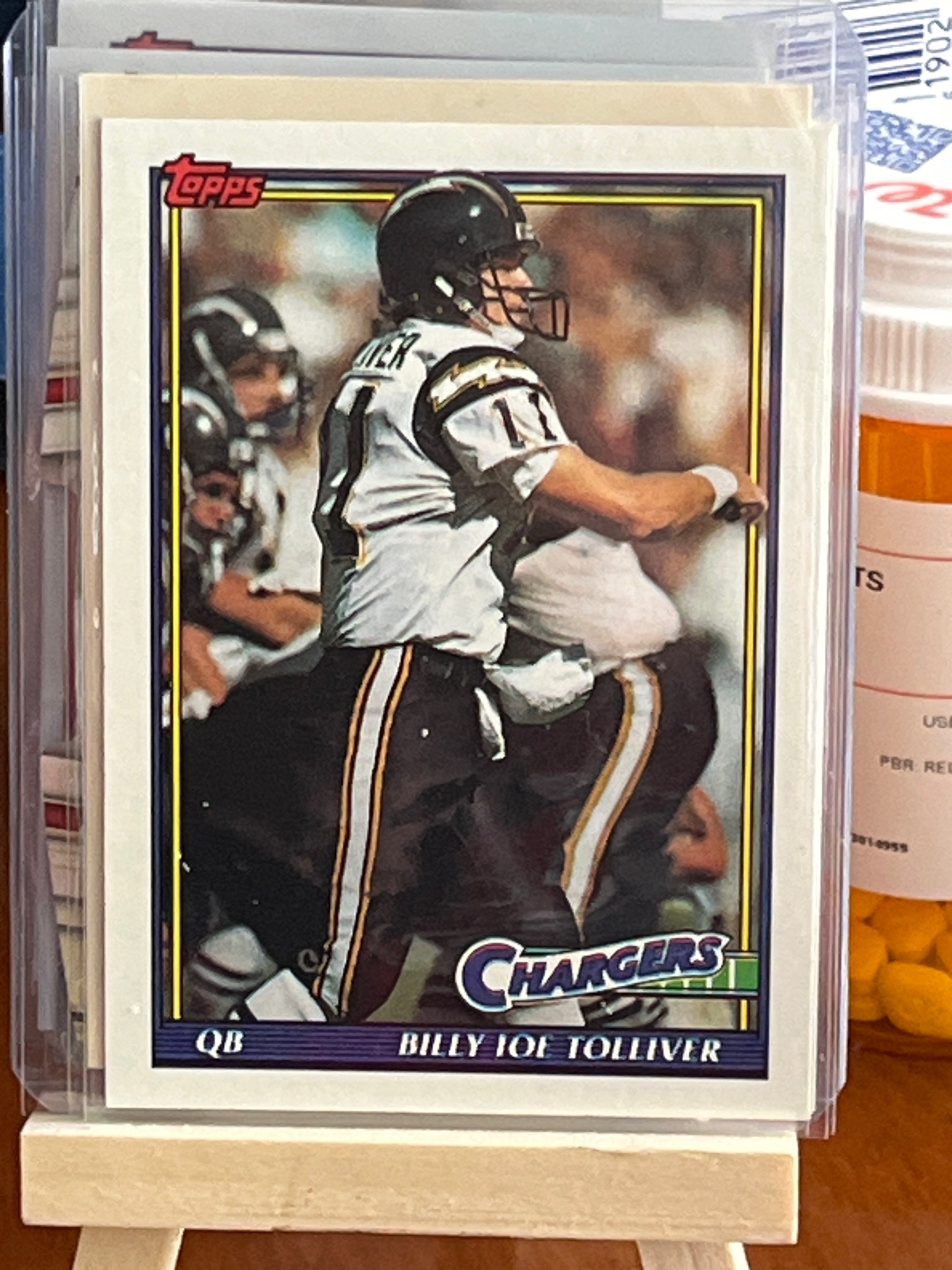 1990 Topps Billy Joe Tolliver #284 Football Card