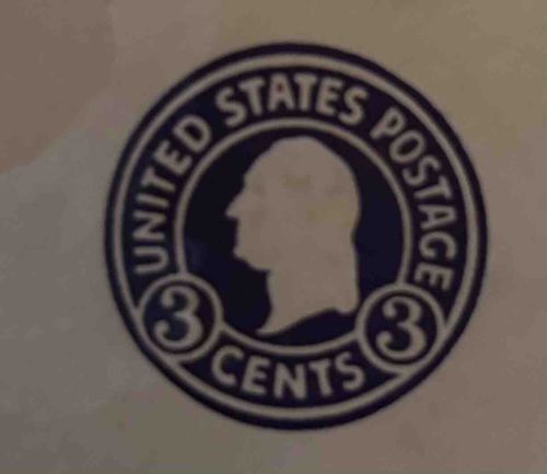 United States 3 Cents Postage Stamp (George Washington)