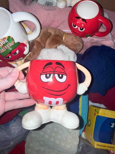 M&M's Red Character Novelty Mug with Arms and Legs