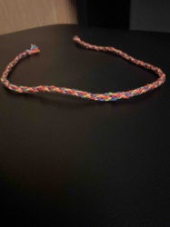 Handmade Multicolored Kumihimo Bracelet