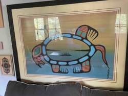 Framed Indigenous Style Art Print