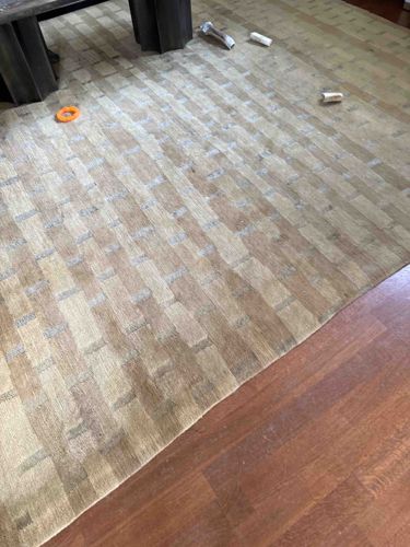 Tufenkian Artisan Carpet - Contemporary Basketweave Design (106x137)