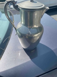 Pewter Pitcher with Lid