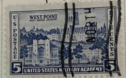 US Postage Stamp: West Point - United States Military Academy