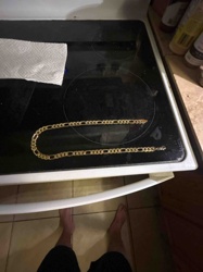 Gold-Toned Figaro Chain Necklace