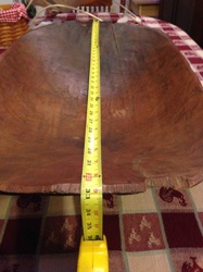 Antique Hand-Carved Wooden Trencher Dough Bowl