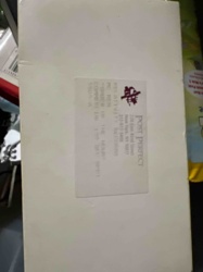 Post Perfect Shipping Label on White Box