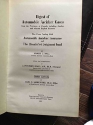Digest of Automobile Accident Cases (Third Edition)