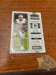 2021 Panini Contenders Darren Waller Season Ticket Football Card