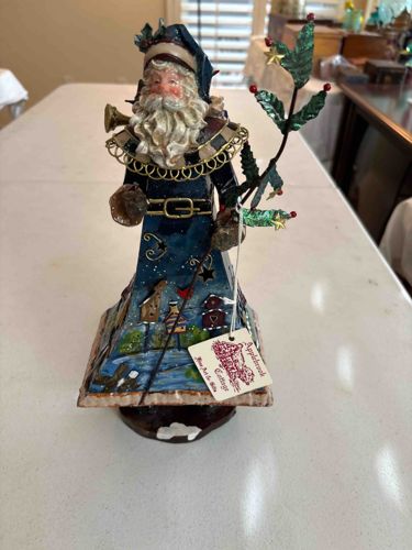 Applebrook Cottage Folk Art Belsnickle Santa Figurine