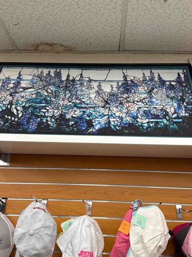 Framed Wisteria Mural Print (Louis Comfort Tiffany Style)