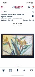 Colorful Floral - Kitti Von Kann Signed Artwork