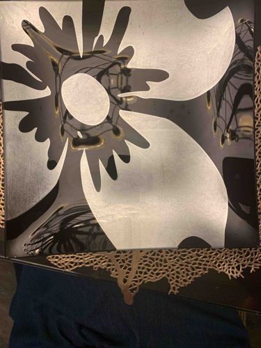 Abstract Frosted Glass Art Panel