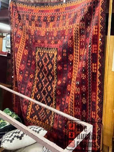 Afghani Tribal Wool Kilim Rug