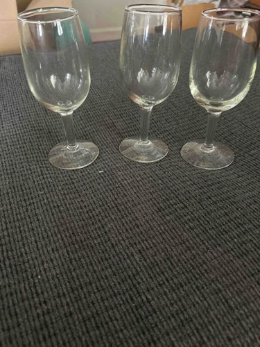 Clear Glass Stemware Set (3)