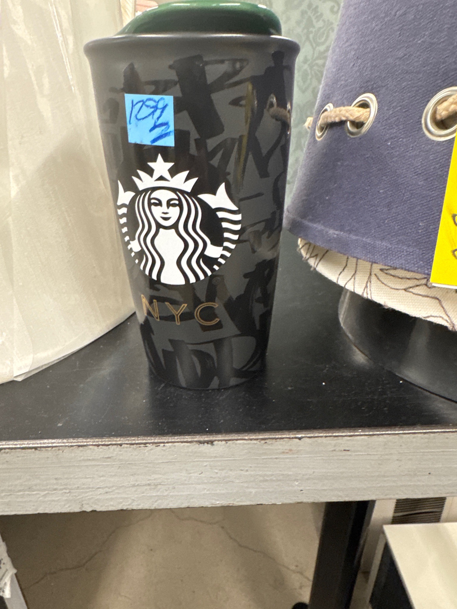 Starbucks NYC Graffiti Double-Wall Ceramic Travel Mug