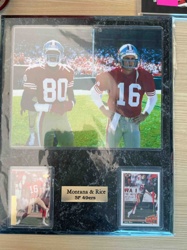 Joe Montana and Jerry Rice San Francisco 49ers Framed Memorabilia
