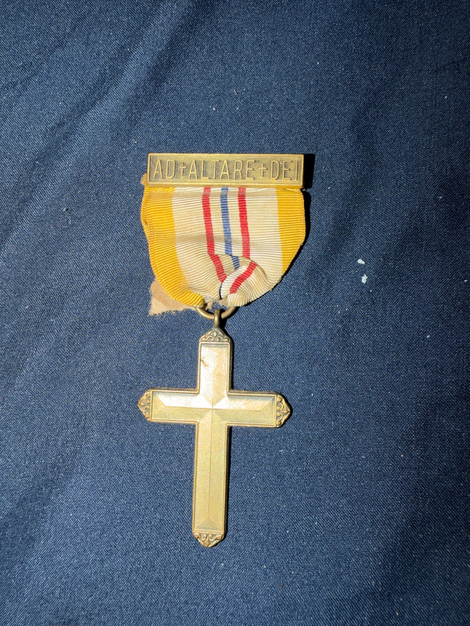 Submitted photo of Ad Altare Dei Catholic Scouting Medal (unauthenticated)