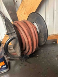 Manual Hose Reel with Red Hose