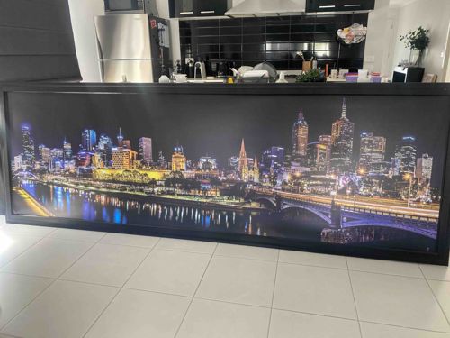 Framed Melbourne City Skyline Photographic Print