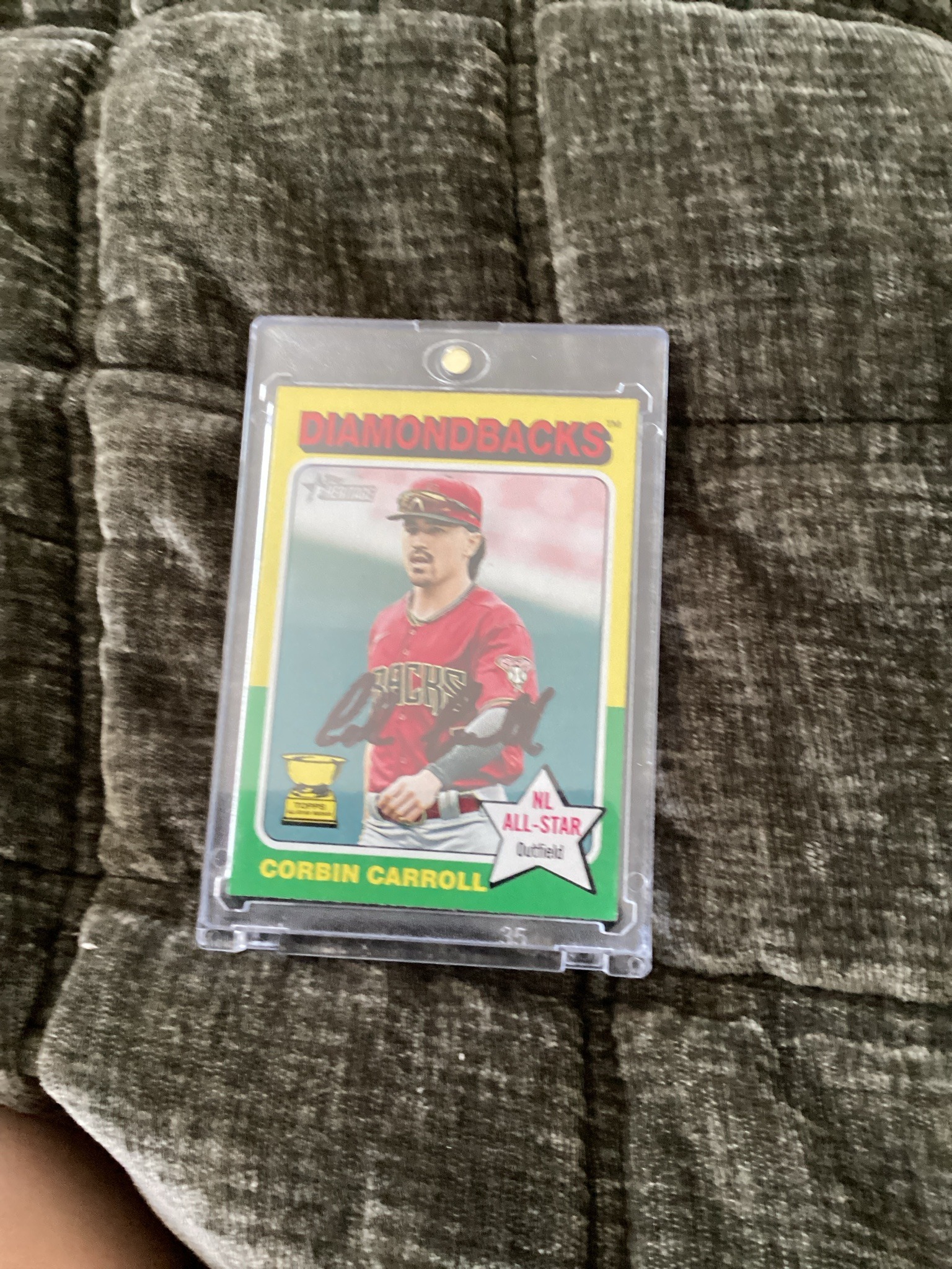 Submitted photo of Corbin Carroll Baseball Card (not authenticated)