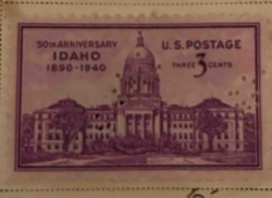 Idaho Statehood 50th Anniversary U.S. Postage Stamp