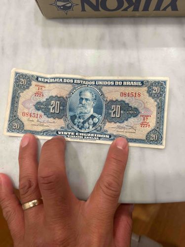 Brazil 20 Cruzeiros Banknote (1940s-1950s Series)