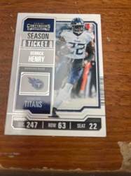 Panini Contenders Derrick Henry 'Season Ticket' Football Card