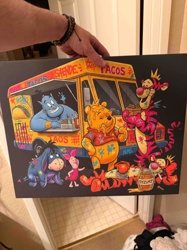 Disney Characters 'Tacos' Art Print