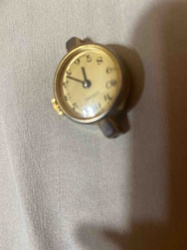 Vintage Gold Tone Women's Watch Head